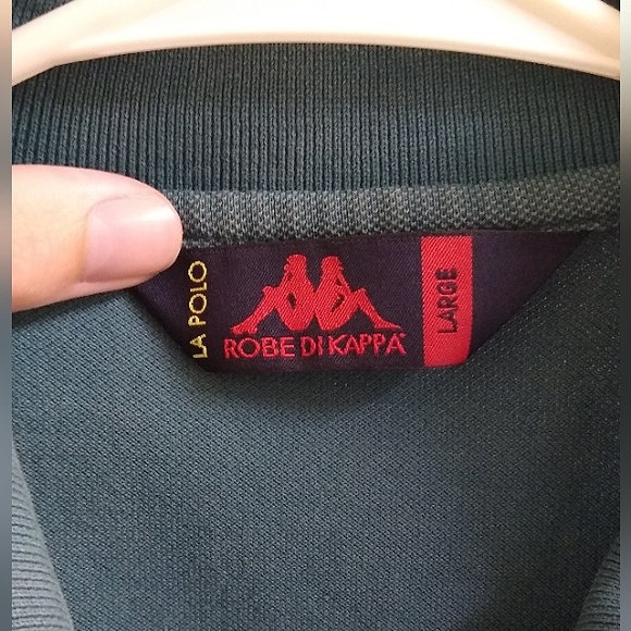 Kappa Green/Blue Polo - Picture 3 of 3